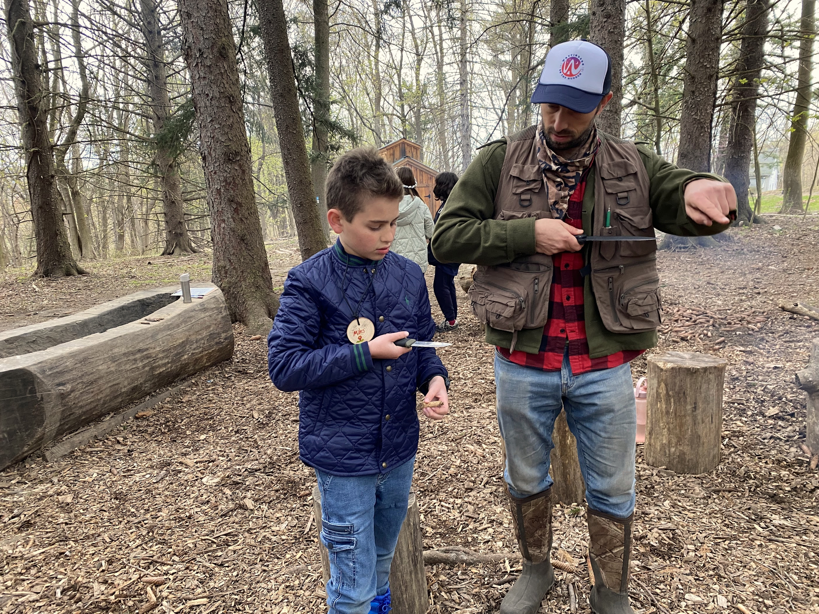 Wayfinders participants practicing outdoor skills